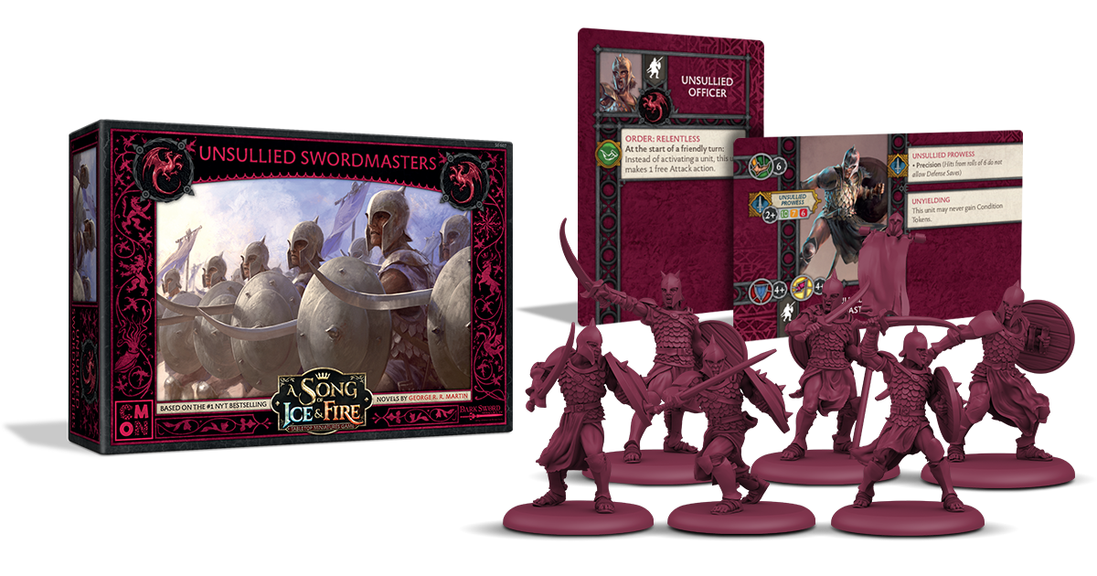 A Song of Ice and Fire : Tabletop Miniatures Game - Unsullied Swordsmen